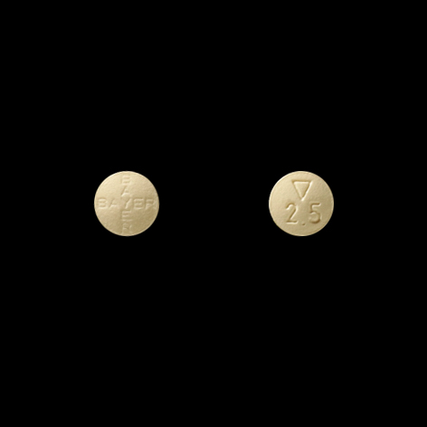 Tafla 2,5 mg Tafla