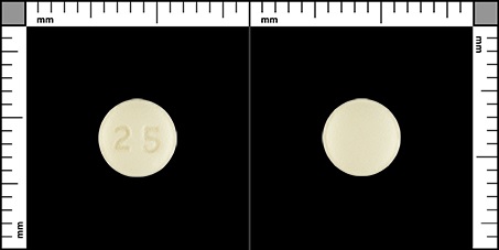 Tafla 25 mg Filmuhúðuð tafla