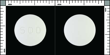 Tafla 500 mg Filmuhúðuð tafla