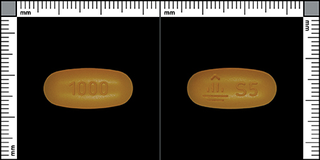 Tafla 5/1000 mg Filmuhúðuð tafla
