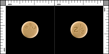 Tafla 2,5 mg Filmuhúðuð tafla