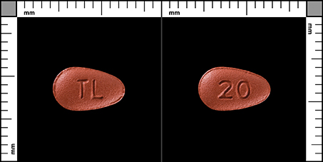 Tafla 20 mg Filmuhúðuð tafla